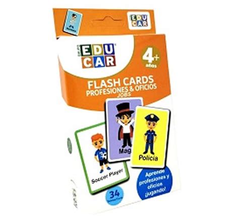 Flash Cards Oficios Y Profesiones La Educadora Shop