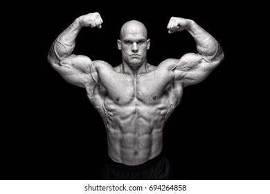 Naked Bodybuilder Topless Studio Stock Photo 460066264 Shutterstock