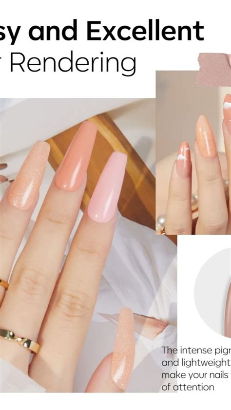 Modelones Dip Powder Nail Kit Starter 4 Colors Nude Pink Glitter