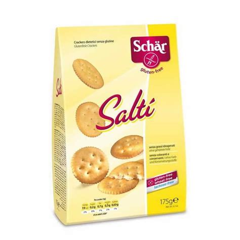 Salti Słone Krakersy 175G Bezglutenowe Schar Biogo