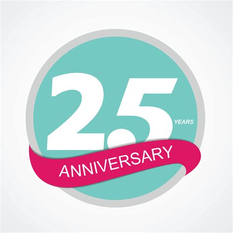 Template Logo 25 Anniversary Vector Illustration 4543962 Vector Art at ...