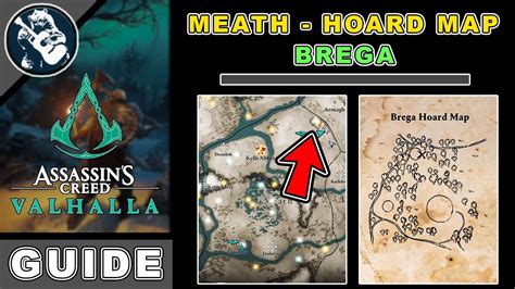 Brega Hoard Map Location And Solution In Assassins Creed Valhalla Ac Valhalla Treasure Artifact