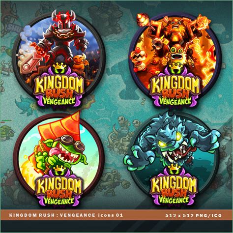 Kingdom Rush Vengeance Icons By BrokenNoah On DeviantArt