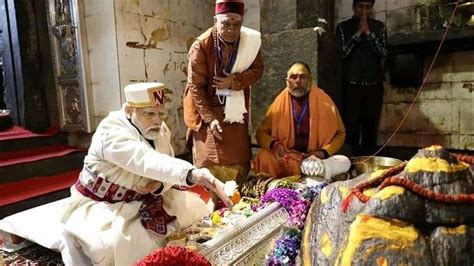 Pm Modi Kedarnath Visit Today Narendra Modi In Kedarnath 6th Time See