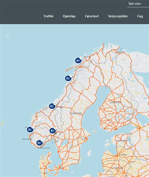 Autostrady w Norwegii opłaty drogowe mapa przepisy autostrady pl