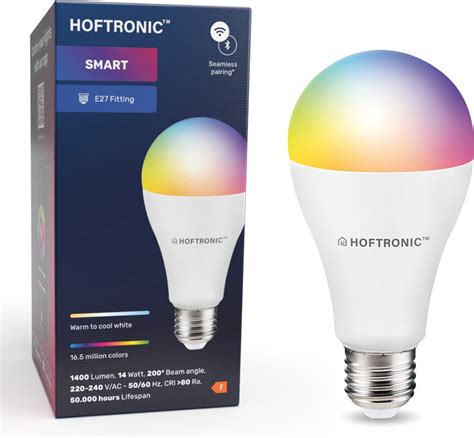 Hoftronic Smart E27 Smart Lamp Led Besturing Via App Wifi