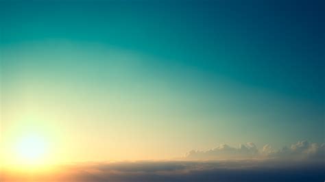 Blue Sky Sunset Background - 2560x1440 - Download HD Wallpaper - WallpaperTip