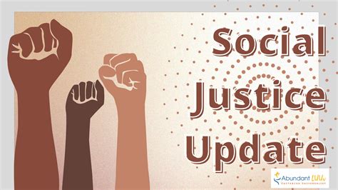 Social Justice Update From Rev Rogers Abundant Luuv Unitarian Universalist