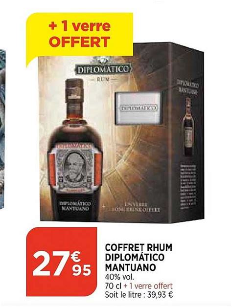 Promo Coffret Rhum Diplomatico Mantuano Chez Atac Icatalogue Fr