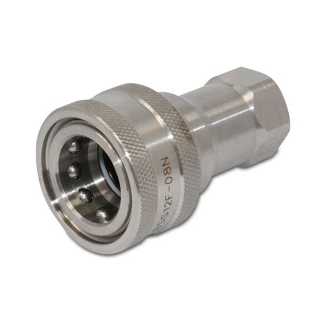 Npt Iso B Stainless Steel Quick Disconnect Hydraulic Female