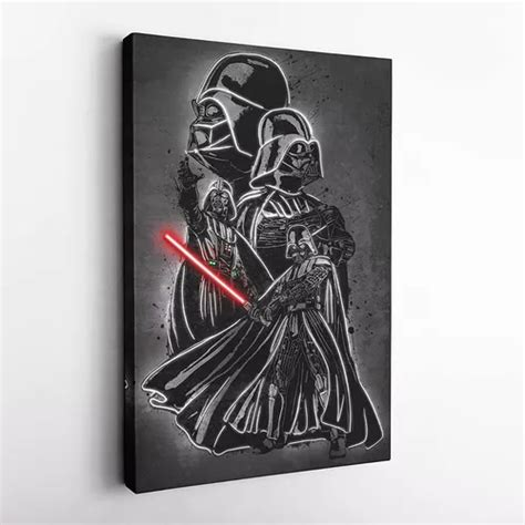 Cuadro Decorativo Darth Vader Sable Star Wars Cine Diseño Meses sin