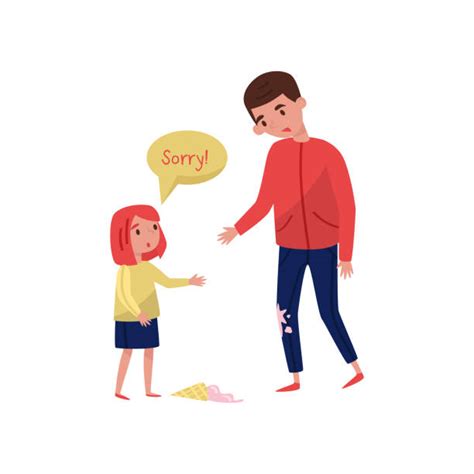 780 Kid Saying Sorry Stock Illustrations Royalty Free Vector Graphics