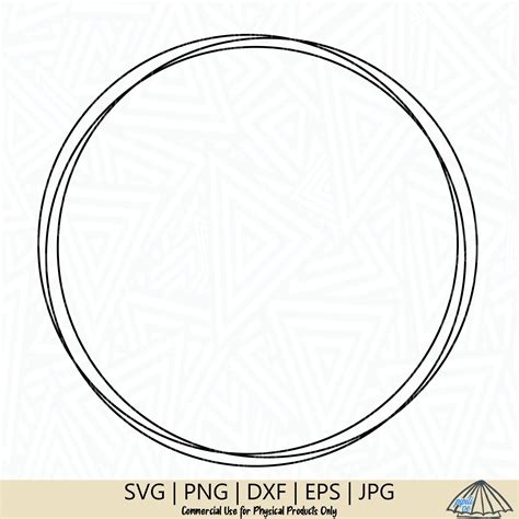 Layered Circle Frame SVG Circle Frame SVG Frame SVG | Etsy