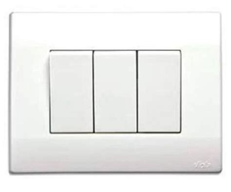 White X Inches Voltage Rectangular Pvc Modern Electrical