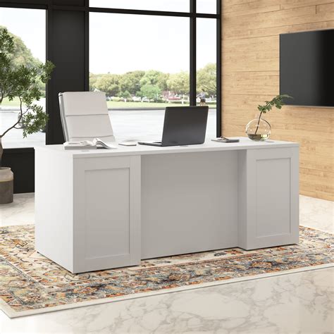 Hampton Heights W X D Executive Desk By Bush Business Furniture