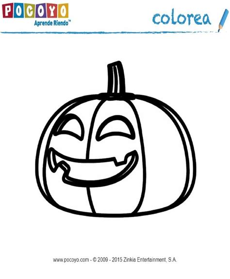 Dibujo de calabaza de Halloween para colorear | Halloween para colorear ...