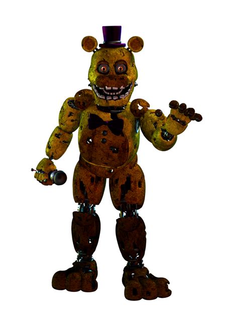 Withered Fredbear By Freddydoom5 On Deviantart