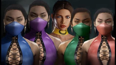 Mortal Kombat Mileena Kitana Jade Skarlet Tanya Frost Evolution Skins Mk2 Mk11 Youtube