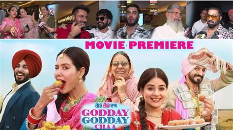 Godday Godday Chaa Movie Premiere Sonam Bajwa Tania Gitaj