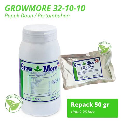 Jual Pupuk GROWMORE 32 10 10 Nutrisi Pemacu Pertumbuhan Daun Akar