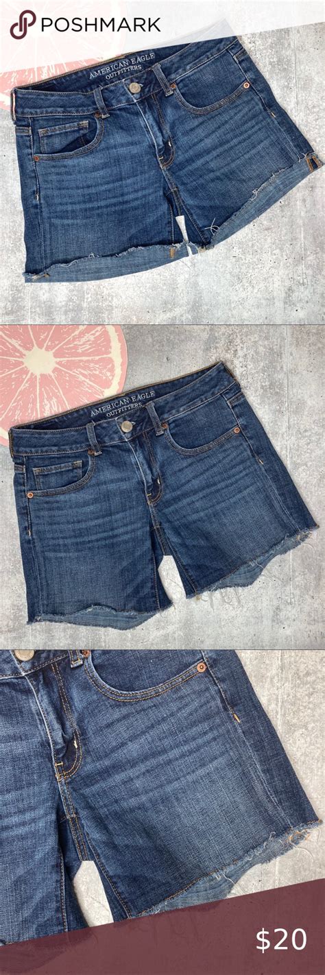 American Eagle Midi Super Stretch Jean Shorts 6 Super Stretch Jeans