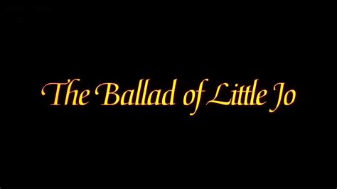 The Ballad of Little Joe 1993 Bande annonce d époque HD VO YouTube