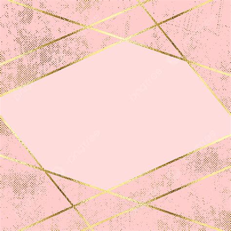 Pink Gold White Transparent Gold Line Pink Background Gold Gold Line