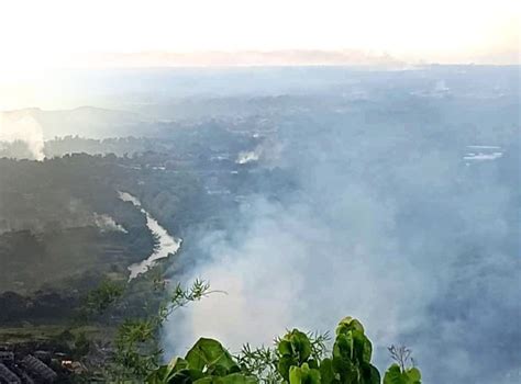 Kebakaran Hutan Belukar Di Tamparuli Berpunca Daripada Cuaca Panas