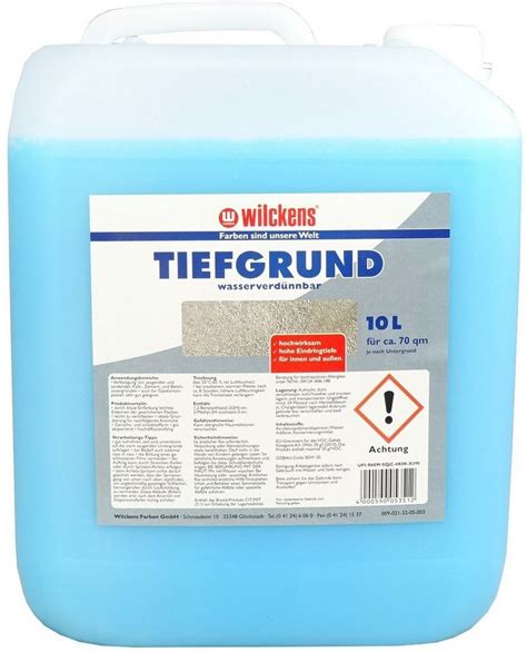 Wilckens Farben Universalgrundierung LF Tiefgrund für Bodenbeschichtung ...