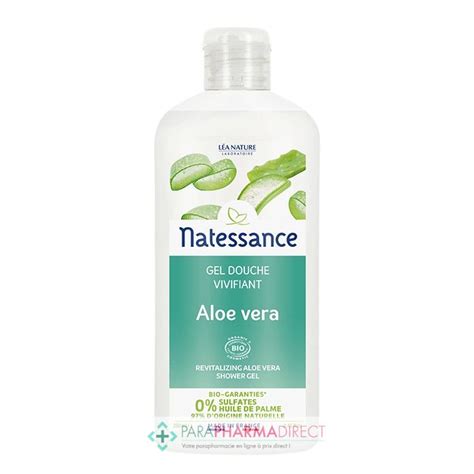 Natessance Gel Douche Vivifiant Aloe Vera Bio Ml Paraphamadirect