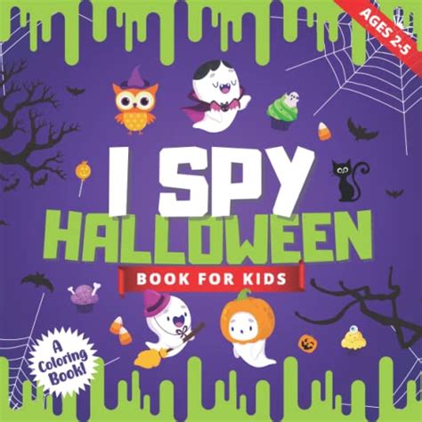 I Spy Halloween Book for Kids: A Fun Spooky Search, and Find Guessing ...