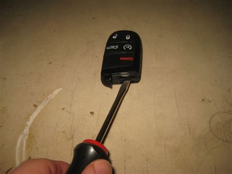 How To Change Key Fob Battery Chrysler