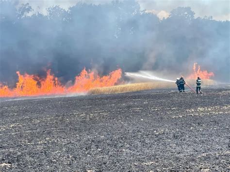 Incendiu de proporţii la marginea oraşului video Monitorul de Botoșani