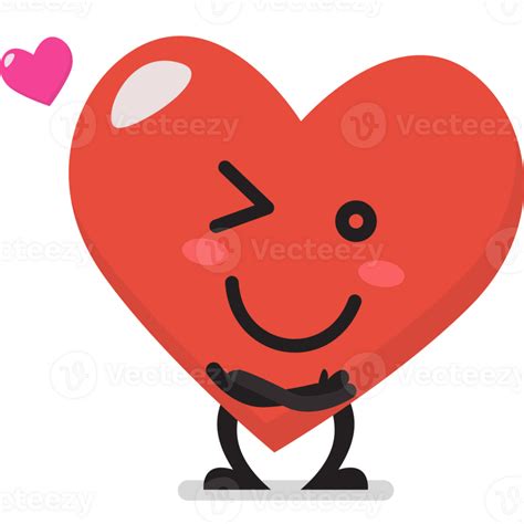 Charming Heart Character Emoji 23256106 PNG