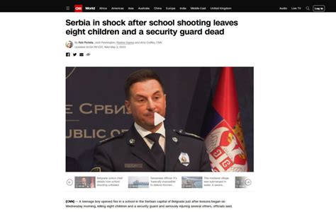 Svetski Mediji Pomno Prate Tragediju Koja Je Razorila Srbiju Masakr U