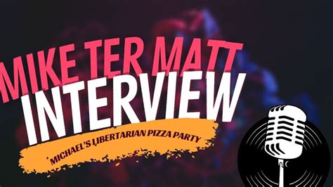 Michael J Long Host Of Michaels Libertarian Pizza Party Interviews Mike