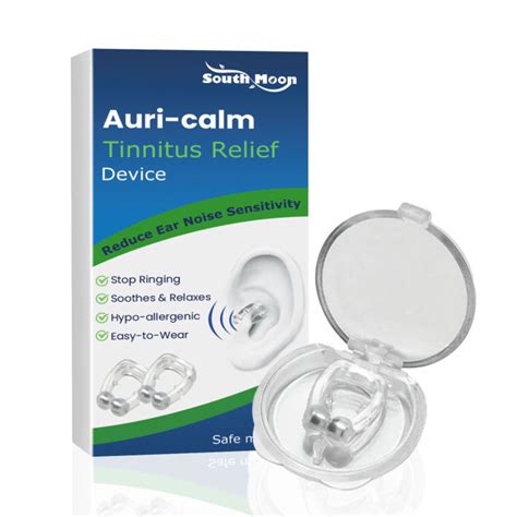 South Moon Tinnitus Relief Ear Clip Portable Anti Tinnitus Ear Cuff Ear