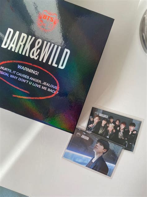 Bts Dark And Wild Album With Jungkook Photocard Hobbies Toys