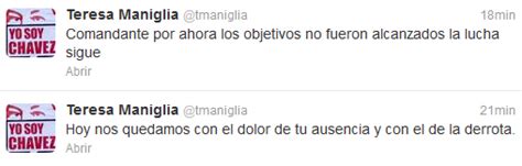 Hackearon Cuenta De Twitter De Teresa Maniglia