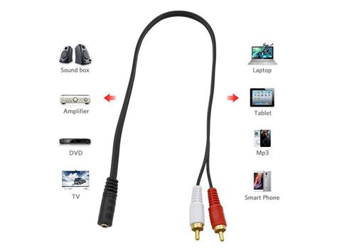 Conector F Mea De Udio Est Reo Universal De Mm Para Soquetes