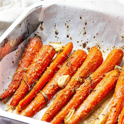 Easy Vegan Roasted Maple Glazed Carrots Recipe Oil Free Ve Eat Cook Bake