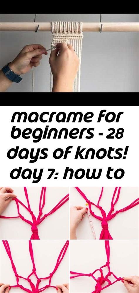 Macrame For Beginners Days Of Knots Day How To Make A Double