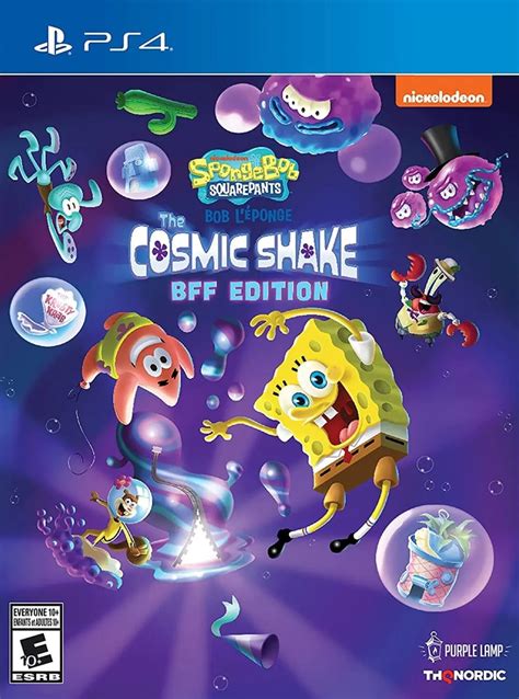 SpongeBob SquarePants The Cosmic Shake Box Shot For PlayStation 4