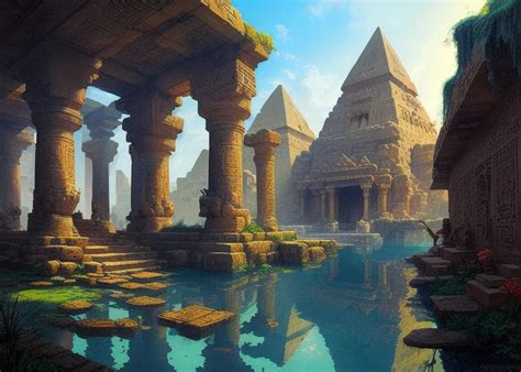 2023-05-20-03 Ancient temples, egyptian fantasy by akanay on DeviantArt