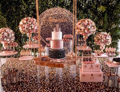 Festa Rose Gold Ideias E Tutoriais Para Usar A Cor Tend Ncia Em