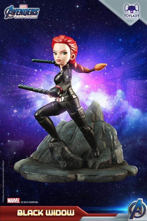 Marvel S Avengers Endgame Premium Pvc Captain Marvel X Blackwidow X