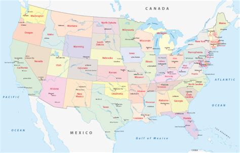 Estados dos Estados Unidos - Brasil Escola