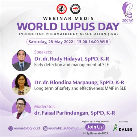 Webinar Medis 2 World Lupus Day 2022 Perhimpunan Reumatologi Indonesia