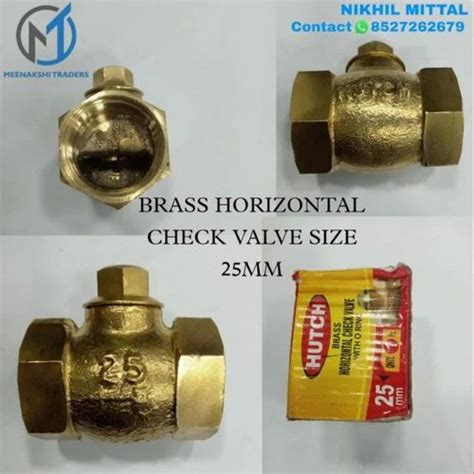 Brass Horizontal Check Valve Valve Size 10 Inch At Rs 115piece In New Delhi