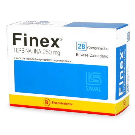 Finex Terbinafina Mg Comprimidos